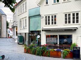 Charming Rooftop Apartment in Heart of Stavanger，位于斯塔万格的公寓