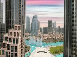 Fountain & Burj View - 2 Bed - Luxury Downtown Getaway