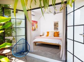 King bed, Kitchenette, Air Conditioning, Pool, Fast WiFi - Aire at Casa Calavera，位于圣法兰西斯克的酒店