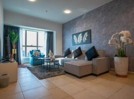 Elite Residence 2BR Luxurious Palm View in Dubai Marina，位于迪拜的公寓式酒店