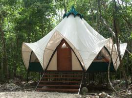Magical jungle Eco Cabana -Tulum，位于Macario Gomez的豪华帐篷