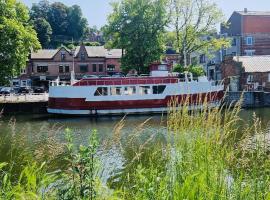 Gîte Le Sambre，位于Thuin的船屋