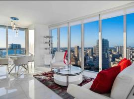 PENTHOUSE 2BR ICON WHOTEL Brickell Miami，位于迈阿密的公寓式酒店