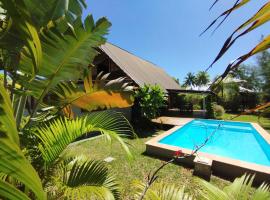 Moorea Pool & Lagoon House，位于莫雷阿的酒店