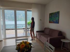 Lake Como Casa la Rosa apartment Iris，位于阿巴迪亚拉里亚纳的低价酒店