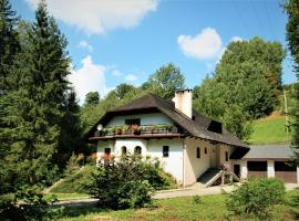 Dolina Rastoki，位于科尼亚库夫的山林小屋