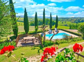 Agriturismo Galgani - Historical Medieval House with Exclusive Pool and Park，位于基乌斯迪诺的度假短租房