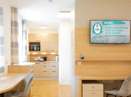 Henrys Sleeping am Augsburger Eiskanal，位于奥格斯堡的酒店