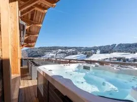 Chalet de luxe avec jacuzzi, Wi-Fi et parking privé - FR-1-671-138