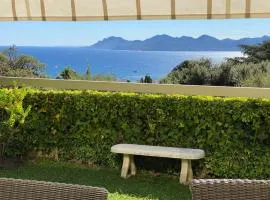 Cannes la Californie, appartement-villa LE SAINT GEORGES, avec grand jardin et vue mer