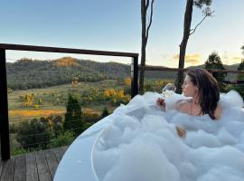 RIVERLEA RETREAT MUDGEE - Private, Outdoor Bath, Pool, Tranquility，位于Apple Tree Flat的酒店