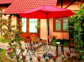 Cozy apartament "APPLES" for travellers, BBQ garden at private House，位于苏莱胡夫的酒店