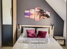 Suite Rêve - SDB WC Privatif - Entrée autonome - Grande TV NETFLIX，位于贡比涅的酒店