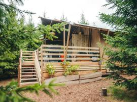 Cosy Forest Lodge，位于Penrhôs的豪华帐篷