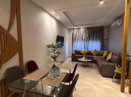 Bel appart+2 ROOM+WIFI+GARE CASA VOYAGEUR+TRAM，位于卡萨布兰卡2M TV附近的酒店