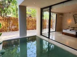 Apartment with private pool Tulum，位于Chemuyil的公寓