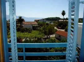 Studio apartment in Sucuraj with sea view, balcony, air conditioning, WiFi 3560-4