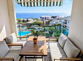 Sunset Océan - appartement T2 avec vue imprenable sur l'océan et piscine，位于圣吉尔莱班的海滩短租房