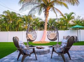 Steps to Beach! Putting Green, Game Room!，位于可可比奇的酒店