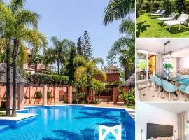 VACATION MARBELLA - Villa Federer close to Old Town with a Big Communal Pool and Andalusian Garden