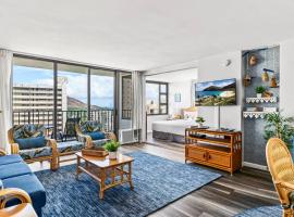 Hawaii Nei Charming 1 bedroom VIEWS Sleeps 4，位于檀香山的度假短租房