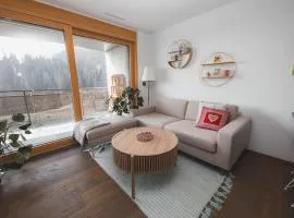 Cosy, stylish new flat with spa and gym & shuttle to ski lifts