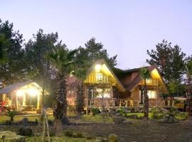 제주통나무휴양펜션，位于西归浦市的酒店