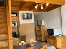 Appartement pour 6 personnes au pied des pistes au calme aux Menuires les Asters，位于里蒙纽耶的公寓