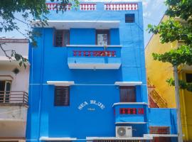 Villa Sea Blue - Homestay in Pondicherry，位于蓬蒂切里的公寓