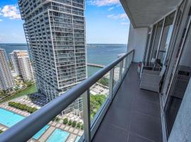 Icon Luxury 34th Floor Amazing Oceanview, Brickell，位于迈阿密的海滩短租房