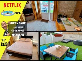 Le Cosyhome Michelais I SPA extérieur & Netflix，位于Saint-Michel-le-Cloucq的酒店
