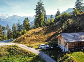 Modern chalet surrounded by nature in Vercorin，位于韦尔科兰的酒店