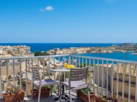 Valletta Apartments 19，位于瓦莱塔Fort Sant Angelo附近的酒店