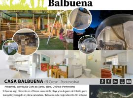 Casa Balbuena,centro de interpretación de la vía láctea，位于奥格罗夫半岛圣维森特的豪华帐篷