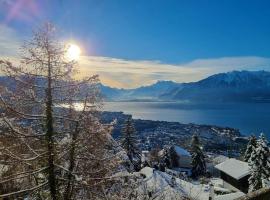 Le toit de Chardonne - Entre Alpes et lac Léman，位于沙尔多纳的公寓