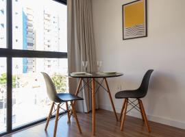 Maravilhoso e elegante studio para casal PGO412，位于波苏斯-迪卡尔达斯的公寓