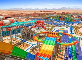 Pickalbatros Jungle Aqua Park - Neverland Hurghada，位于赫尔格达森佐购物中心附近的酒店