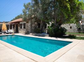 Stone House w Private Pool and Garden in Bodrum，位于奥塔肯特的乡村别墅