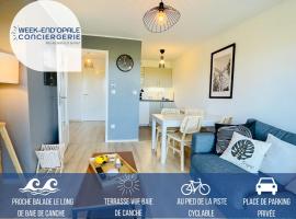 Appartement vue Baie de Canche - Dundee 2，位于埃塔普勒的酒店