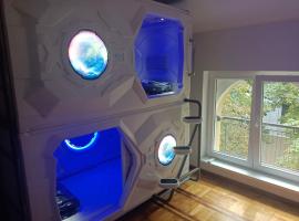 panda Victor Space Capsule Hostel，位于贝尔格莱德的胶囊旅馆