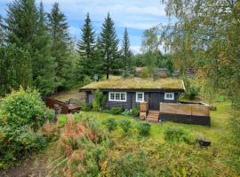 Gaulabua - cozy cabin by the river Gaula，位于Haltdalen的木屋