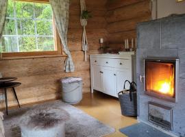 Hirsitalo ja -sauna，位于Nummi的度假屋