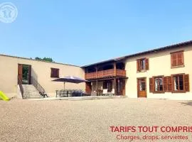 Maison spacieuse avec piscine, spa et sauna à Cezay - FR-1-496-297