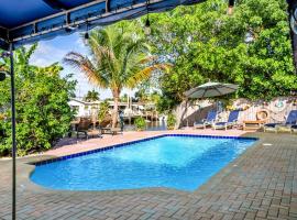 Purely Pompano, Pool, Water front, Paddleboard, Beach, 5 bedroom 3 bath，位于帕诺滩的酒店