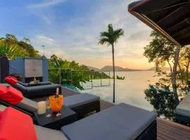 Patong Seaview Villa芭东一线海景豪华6卧别墅 3晚免费接机 女佣管家服务 早餐