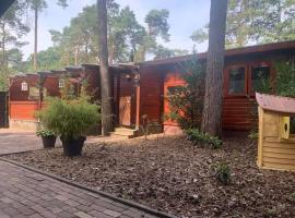 Chalet op Vakantiepark Dennerhode，位于Doornspijk的别墅