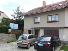 Penzion Petra，位于泰尔奇的带泳池的酒店