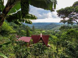 Acogedora Cabañita, hermosa vista en Monte Jazmín，位于佩雷拉的酒店