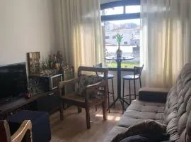 Espaço acolhedor, no Guarujá