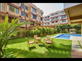 Veeraas Calangute - 2BHK Apartment with Pool，位于莫尔穆冈的豪华酒店